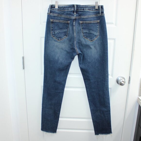 Driftwood Jeans Jackie High Rise Skinny Raw Edge Hem Size 28 - Picture 3 of 3